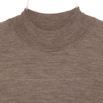 Maglione a collo alto in marrone John smedley - uomo 