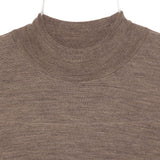 Maglione a collo alto in marrone John smedley - uomo 