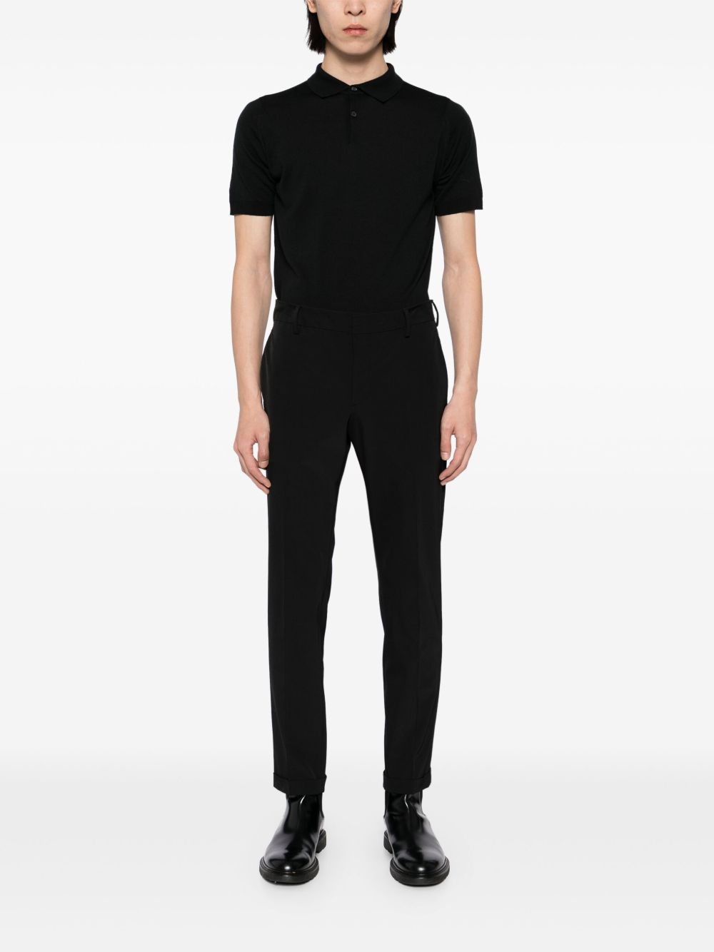 Polo Paytin in nero John Smedley - nero 