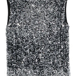Top con paillettes in nero Junya watanabe - donna 