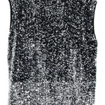 Top con paillettes in nero Junya watanabe - donna 