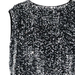 Top con paillettes in nero Junya watanabe - donna 