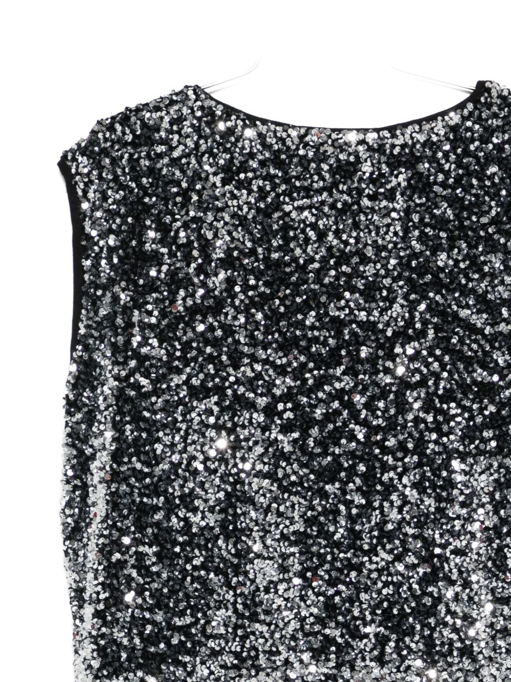 Top con paillettes in nero Junya watanabe - donna 