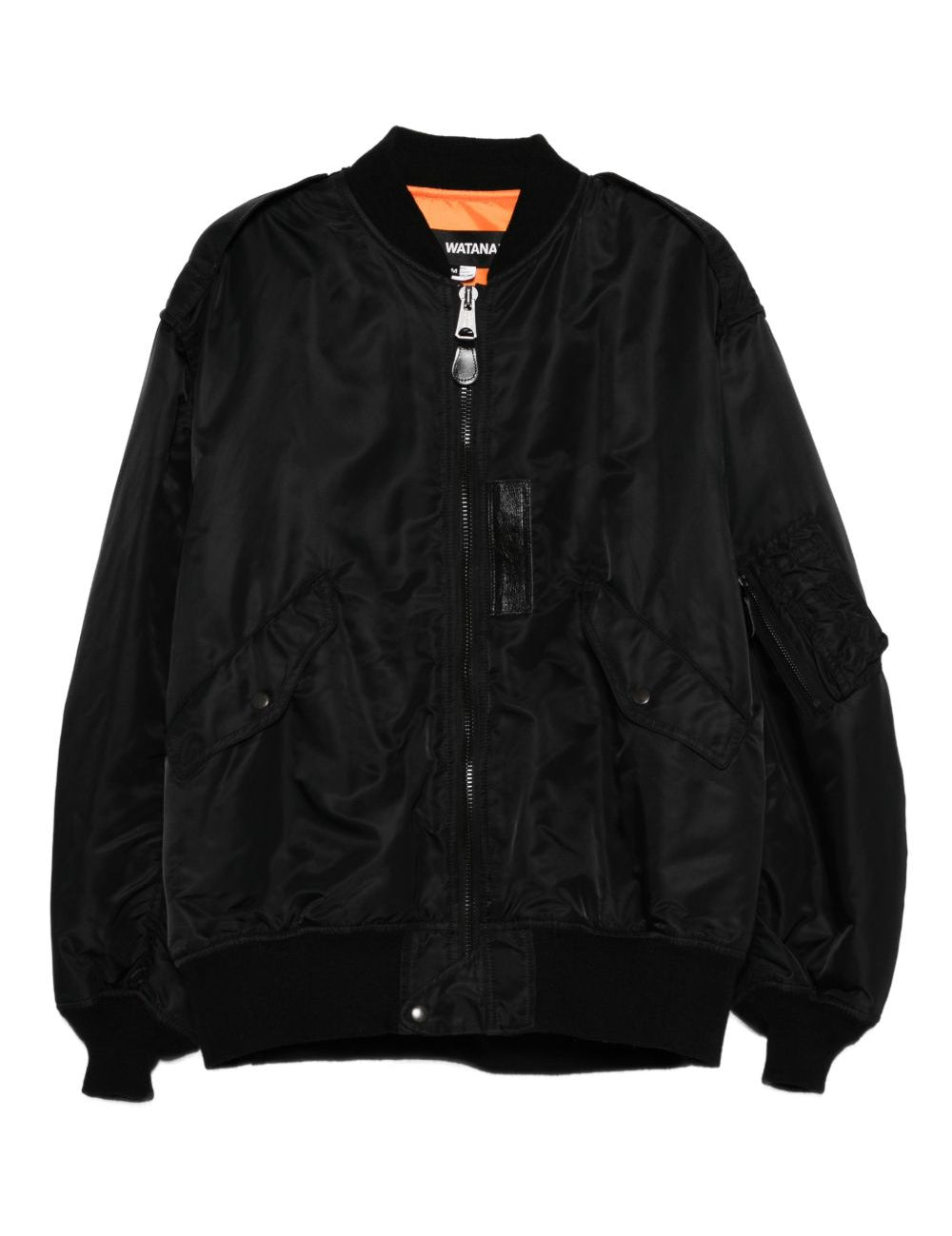Mantella con pieghe in nero Junya Watanabe - donna 