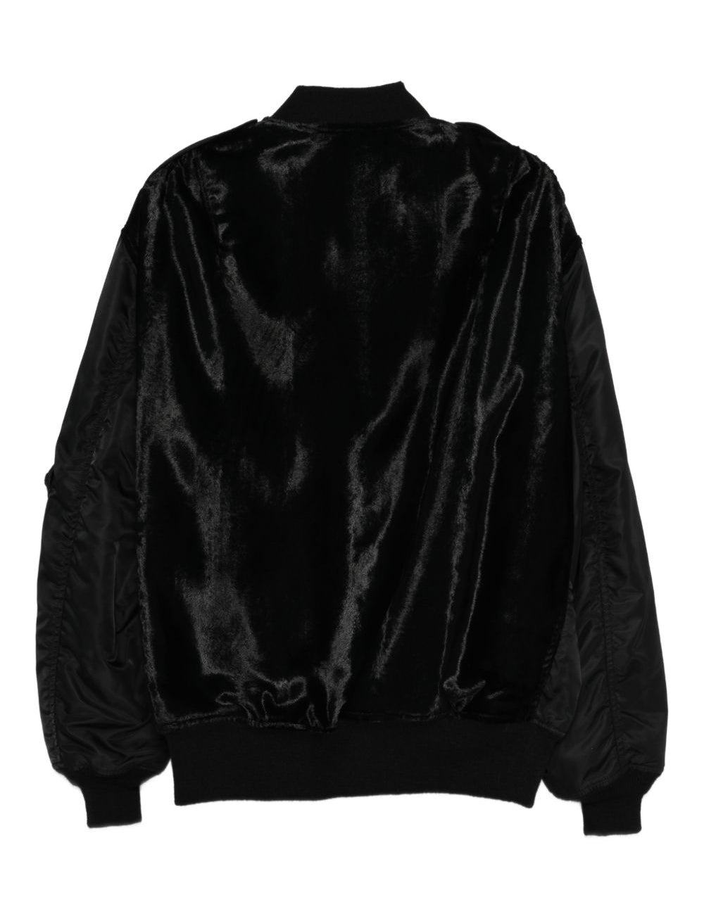 Mantella con pieghe in nero Junya Watanabe - donna 