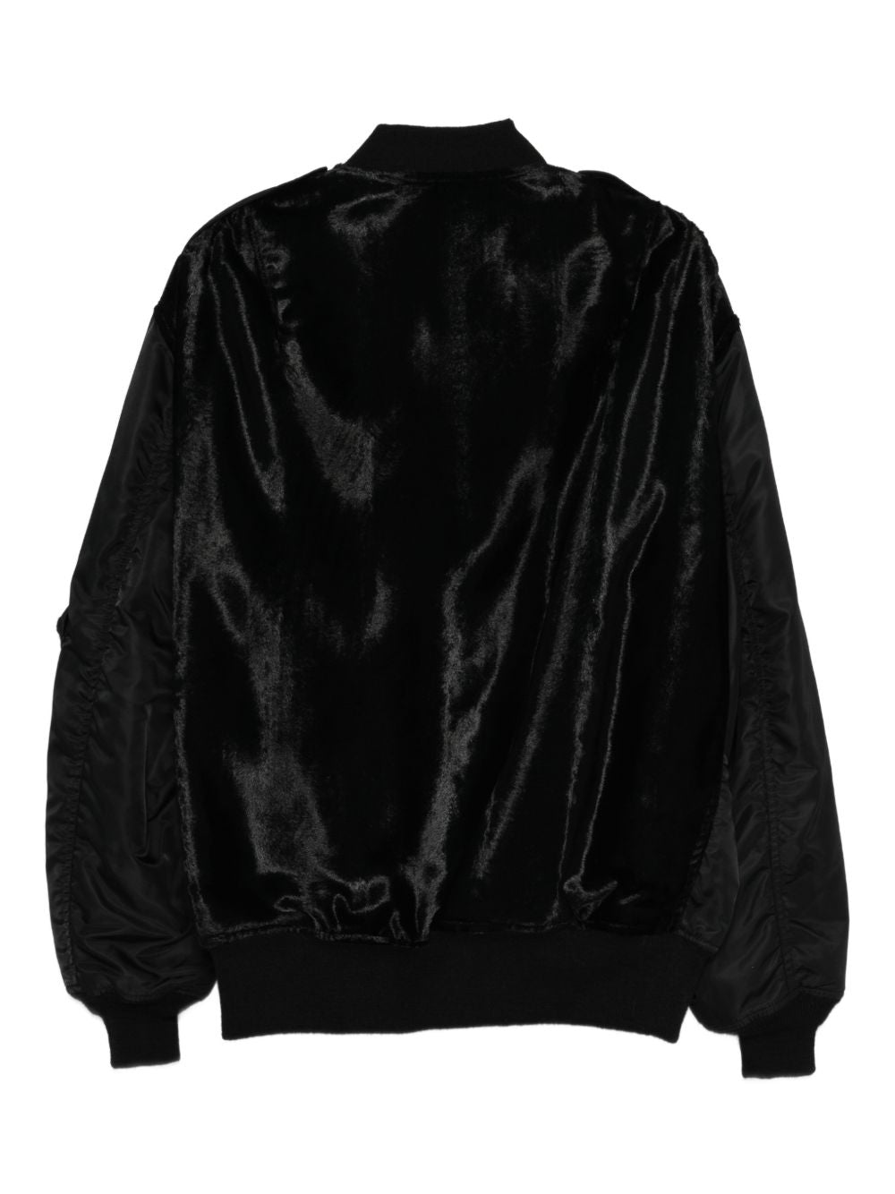 Mantella con pieghe in nero Junya Watanabe - donna 