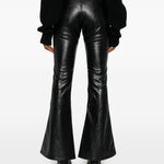 Pantaloni a gamba svasata in nero Junya watanabe - donna 
