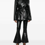 Pantaloni a gamba svasata in nero Junya watanabe - donna 