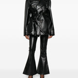 Pantaloni a gamba svasata in nero Junya watanabe - donna 