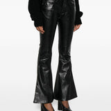 Pantaloni a gamba svasata in nero Junya watanabe - donna 
