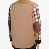 Giacca-camicia a quadri in beige in beige Junya watanabe - uomo 