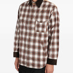 Giacca-camicia a quadri in beige in beige Junya watanabe - uomo 