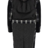 Cappotto patchwork Filson in nero  Junya Watanabe - uomo 