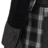 Cappotto patchwork Filson in nero  Junya Watanabe - uomo 