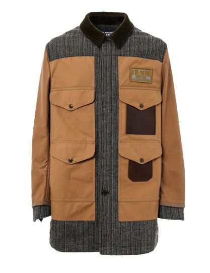 Cappotto patchwork filson multicolore  Junya Watanabe - uomo 