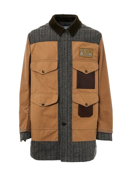 Cappotto patchwork filson multicolore  Junya Watanabe - uomo 