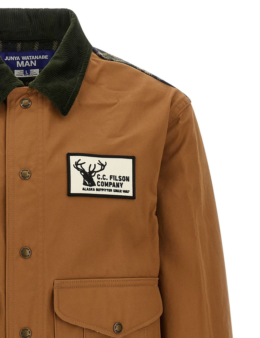 Giacca patchwork filson in beige  Junya Watanabe - uomo 