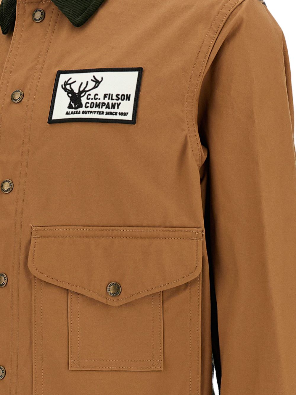 Giacca patchwork filson in beige  Junya Watanabe - uomo 