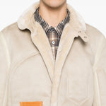 Giacca a pannelli con tasce in beige Junya watanabe - uomo 