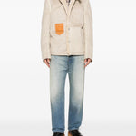 Giacca a pannelli con tasce in beige Junya watanabe - uomo 