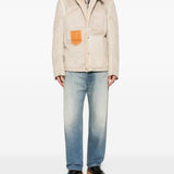 Giacca a pannelli con tasce in beige Junya watanabe - uomo 
