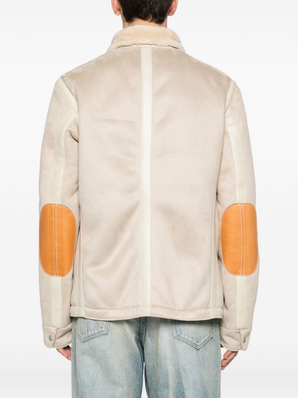 Giacca a pannelli con tasce in beige Junya watanabe - uomo 