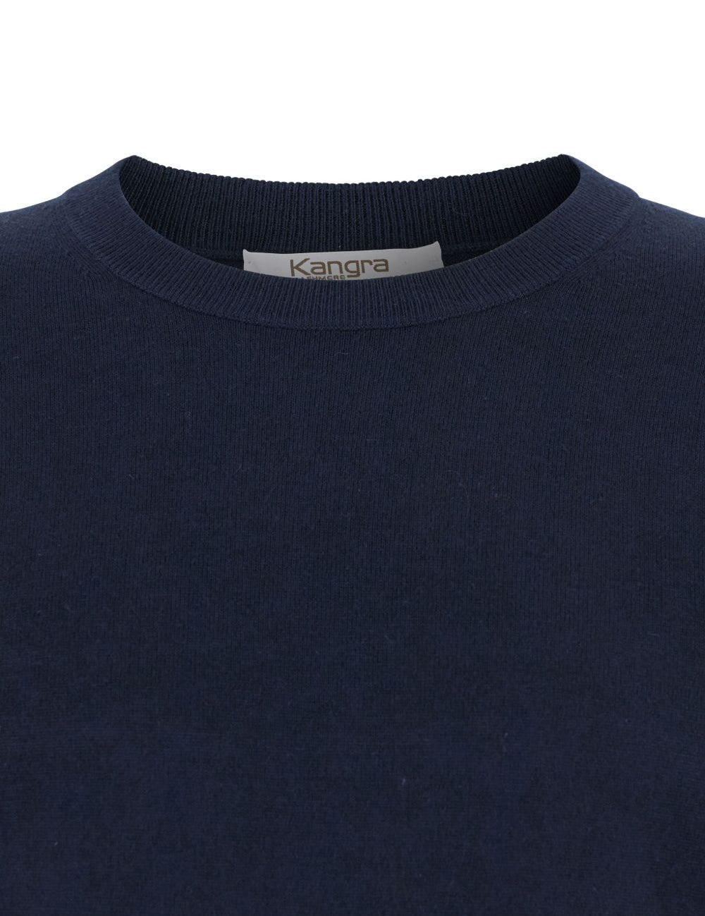 Maglione a girocollo in blu Kangra - uomo 