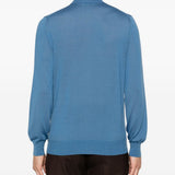 Maglione a collo alto in blu Kangra - uomo 