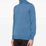Maglione a collo alto in blu Kangra - uomo 