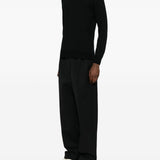 Maglione a collo alto in nero Kangra - uomo 
