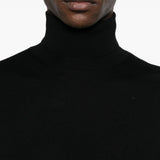 Maglione a collo alto in nero Kangra - uomo 