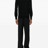 Maglione a collo alto in nero Kangra - uomo 