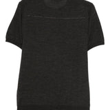 T-shirt girocollo in grigio Kangra - uomo 