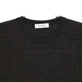 T-shirt girocollo in grigio Kangra - uomo 