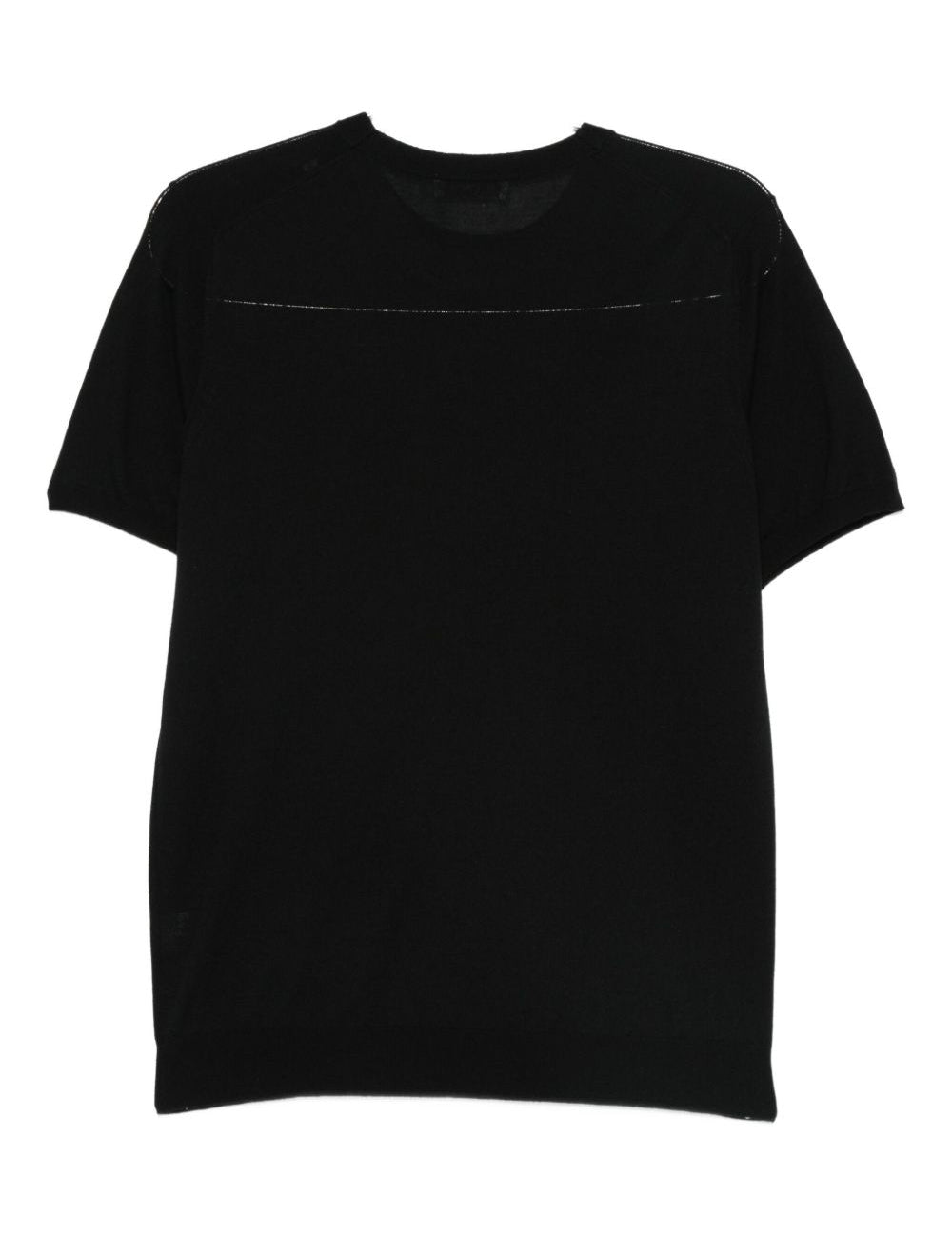 T-shirt girocollo in nero Kangra - uomo 