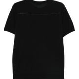 T-shirt girocollo in nero Kangra - uomo 