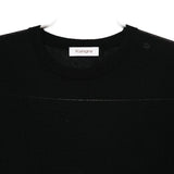 T-shirt girocollo in nero Kangra - uomo 