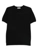 Kangra men's black crew neck T-shirt