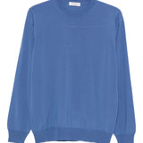 Maglione a girocollo in blu Kangra - uomo 
