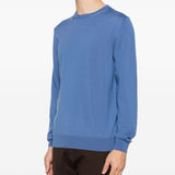 Maglione a girocollo in blu Kangra - uomo 