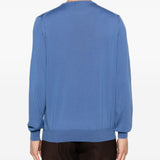 Maglione a girocollo in blu Kangra - uomo 