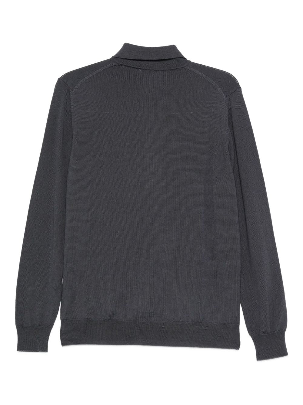 Maglione con colletto stile polo in grigio Kangra - uomo 