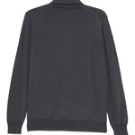 Maglione con colletto stile polo in grigio Kangra - uomo 