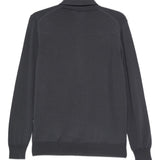 Maglione con colletto stile polo in grigio Kangra - uomo 