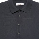Maglione con colletto stile polo in grigio Kangra - uomo 