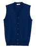 Gilet con scollo a V in blu Kangra - uomo