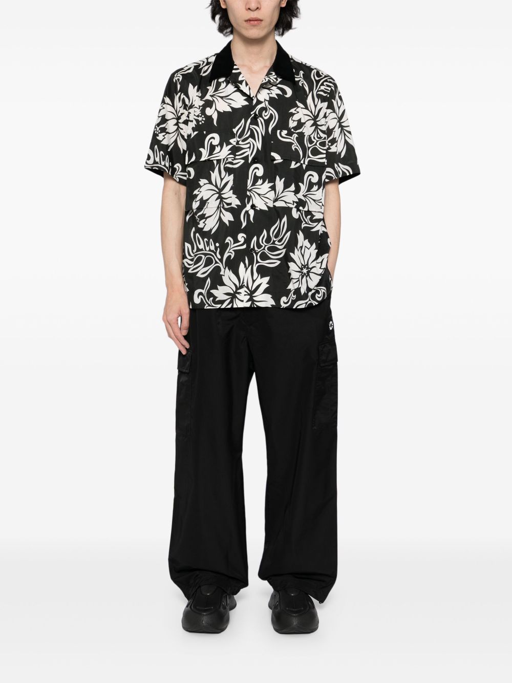 Cargo con logo in nero Kenzo - uomo 