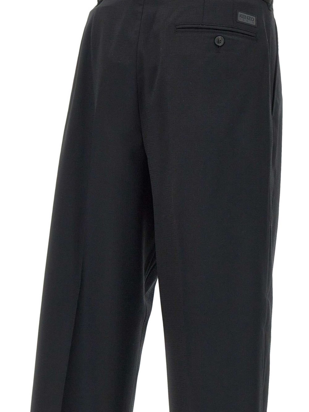 Pantaloni sartoriali con pieghe in nero Kenzo - uomo 