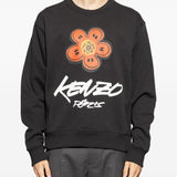 Felpa con stampa floreale Boke in nero Kenzo - uomo 