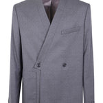 Giacca doppio petto in lana in grigio Kenzo - uomo 